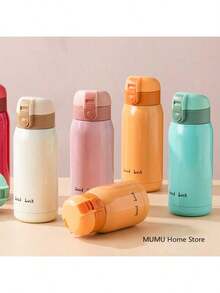 迷你杯 200ml 口袋杯 不锈钢保温咖啡杯 真空保温瓶 热水袋 儿童礼物 - 彩色 - 查看 2