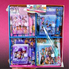 Mattel 2pcs Cartoon Notebook Stationery Set With Notebook And Ballpoint Pen, Small Set For Primary School Student Gifts, Anime Character Merchandise Notebook With Pen Set, Mini Notebook Set (Stochastic Style) - Multicolor - View 5