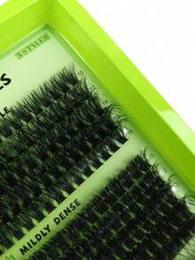 295 Bundles 15 Rows 60D+80D+100D Root Clusters Natural 3D Effect Faux Mink Lashes 10-18MM Mixed Length 5D Russian Volume Individual Eyelash Extension , Black, Hot Melt Adhesive Fan For DIY At Home Lash Clusters, Eyelash Clusters, Individual Eyelashes, Lashes, Fake Lashes - D - View 8