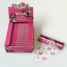 Giấy cuốn thuốc lá New MOON có hương vị, 40 tờ/gói, 78mm, nhiều hương vị trái cây, quà Giáng sinh, đồ dùng Giáng sinh, đồ dùng tiệc tùng, quà tặng bạn trai/bạn gái, quà Halloween, đồ dùng tiệc tùng, quà tặng độc đáo dành cho người lớn. - Nhiều màu - Xem 11