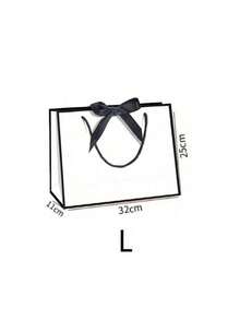 1个“我爱你”礼品袋，纸质礼品袋，轻便可折叠购物袋，送给女朋友、男朋友、丈夫、妻子、伴侣的完美礼品袋 - 彩色 - 查看 8