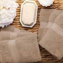 Superior, 900 Gram, Long-Staple Combed Cotton 6-Piece Face Towel Set, Latte - toalla facial + café con leche - Ver 9
