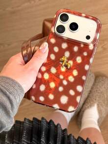 Fashionable Phone Case, Suitable As A Gift For Girlfriend, Friends, And Family - Brown - View 3