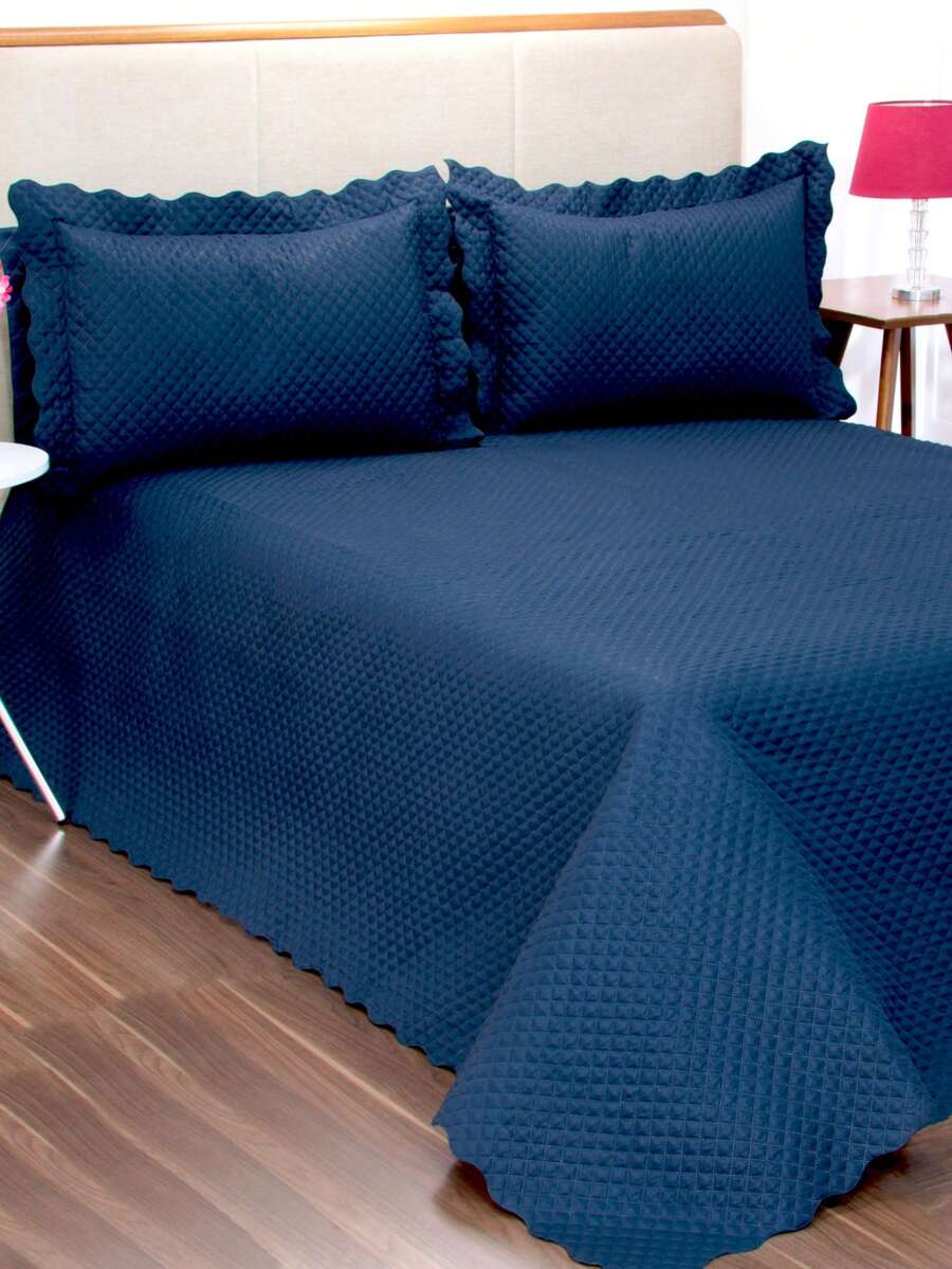 Quilt Sets - Màu xanh hải quân - Xem 1