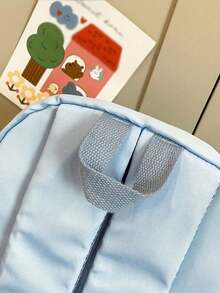 Minimalist Style Men's Backpack, Nylon Material, Large Capacity, Convenient For Daily Commute And Laptop Carrying. 2000s Style, Essential For Back To School Season. - Multicolor - View 10