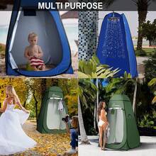 Pop Up Privacy Tent Portable Shower Tent Beach Changing Room Privacy Tent Camp Toilet Instant Privacy Shelters - Camping Beach Hiking Fishing - 綠色 - 查看 4