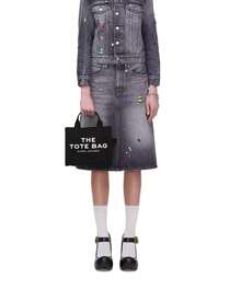 Marc Jacobs The Canvas Small Tote Bag Women  Bags It Features Cotton Canvas,2026 Valentine's Day Gifts,Gift For Her M0016493 - 黑色 - 查看 3