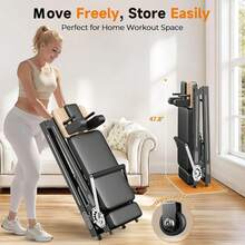 FLYBIRD Foldable Pilates Reformer, Pilates Machine & Equipment For Home Use, Pilates Exercise Equipment With Jump Board,Pilates Board - màu đen - Xem 6