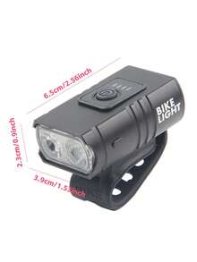 1pc Luces de bicicleta, faros/señales de giro, luces delanteras y traseras recargables por USB para todos los tipos de bicicletas, incluyendo bicicletas de montaña y carretera, bicicletas nocturnas. - lámpara de cabeza - Ver 8