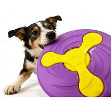 Perro训练圆盘 - 柔软的天然橡胶材质，对狗狗的口腔非常友好 - 呵护牙齿，非常适合抛接游戏。材质柔软，方便携带，适合散步时使用。不适合作为咀嚼玩具。 - 彩色 - 查看 11