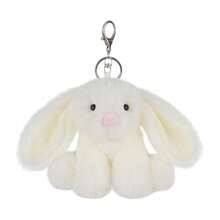 Lamb White Bunny Cute Keychain, Soft Stuffed Plush Keychain Toys For Kids Backpack, Purse, 6 Inches - B0F1SZYV74 - 查看 1