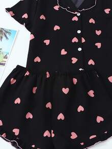 [Dreamery]Women Pajama Sets - Black - View 4