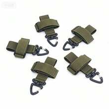 多功能尼龙手套，户外露营战术攀岩绳钩防丢安全扣腰带 - 彩色 - 查看 16