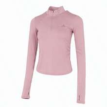 Adidas Damska koszulka SFL LS TEE, wygodna, codzienna i sportowa z długim rękawem, KH2641 - Magiczny fioletowo-różowy - Zobacz 1