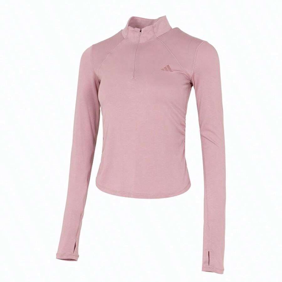 Adidas Damska koszulka SFL LS TEE, wygodna, codzienna i sportowa z długim rękawem, KH2641 - Magiczny fioletowo-różowy - Zobacz 1