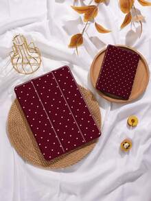 Polka Dot & Minimalist Pattern Tablet Protective Case, Compatible With IPad 9.7/10.2/10.5/10.9/12.9/Pro 11 (10th Gen), Galaxy Tab S6 Lite 10.4", Kindle Paperwhite 12th Gen (2024), Kindle 11th Gen (2022), Offers Soft Shock-Proof Protection, Supports Smart Stand/Auto Wake/Sleep Function - Multicolor-8 - View 5