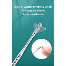 8 Pcs Ear Pick Earwax Removal Kit 316L Stainless Steel Silvery Double Headed Ear Cleansing Tool Set Ear Curette Ear Wax Remover Tool With A Cleaning Brush And A Storage Box - As Pic - View 6