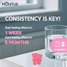 MONTUE Premium Feminine Balance Gummies-Probiotic Vaginal,PH Balance With Prebiotics & Lactobacillus Probiotic Blend&Hawaiian Pineapple Immune Support, Vegan,Valentine's Day - hồng - Xem 5