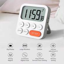 Visual Large-Screen Timer & Alarm Clock - Customizable Settings, Adjustable Volume 12/24H Switchable, Ideal For Kitchen Cooking & Study, Practical Time Management Reminder Tool. - Multicolor - View 5