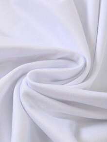 Disney Men's T-Shirt With Lightning McQueen Cartoon Pattern Featuring "Cars" Theme Printed On The Front And Back, Fashionable, Soft And Comfortable Cotton T-Shirt, Retro Street Feel - White - View 5