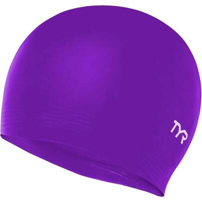 TYR Latex Adult Swim Cap For Women And Men - Training And Recreational Swimming Hat With A Durable Latex Construction - Hydrodynamic Fit