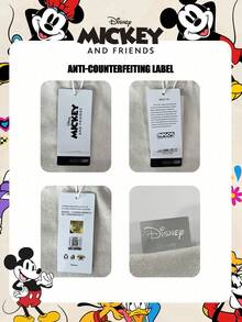 Disney 官方授权米奇老鼠午餐包/收纳袋/多色手提包/可爱卡通手提包，适合日常使用，休闲帆布单肩包，方便携带——女士购物/日常使用/时尚配饰 - 彩色 - 查看 3