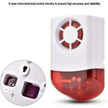 Sirena Inalambrica Sirena Inalambrica para Exteriores para el de Alarma WiFi Alarma de  Acustico-optica - 433 millones - Ver 2