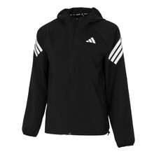 Adidas 女士夹克/外套 Adi365 3S JKT W，休闲日常户外旅行夹克 KQ8074 - 黑色 - 查看 1