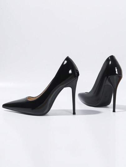 2026夏季经典高跟鞋，时尚派对婚礼正式办公场合超高跟性感黑色高跟鞋