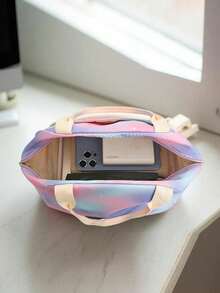 三件套卡通印花学生背包套装，时尚耐用的尼龙材质背包，配有可调节肩带、涤纶内衬和拉链，包含铅笔盒，轻便可水洗，是上学和旅行的必备单品。 - 套裝 - 查看 5