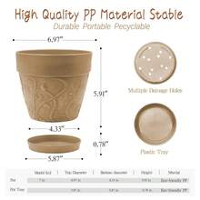 Flower Pots & Planters - 5cm - Xem 5