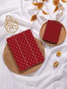 Polka Dot & Minimalist Pattern Tablet Protective Case, Compatible With IPad 9.7/10.2/10.5/10.9/12.9/Pro 11 (10th Gen), Galaxy Tab S6 Lite 10.4", Kindle Paperwhite 12th Gen (2024), Kindle 11th Gen (2022), Offers Soft Shock-Proof Protection, Supports Smart Stand/Auto Wake/Sleep Function - 多色-2 - 查看 5