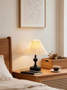 1pc USB Powered Black Lamp Pole Desk Lamp, Retro Style Lamp, Suitable For Bedside, Hostel, Dining Room, Camping, Minimalist Warm Light Lamp, Atmosphere Night Light - Black - View 4