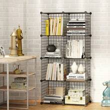 CY SOZOMO Estanteria Modular Malla Almacenamiento de 8 cubos 74*37*147CM Estantería de Almacenamiento Cubos Estantería Modular Organizador de Clóset Metal Estante Organizador Libros para RecámaraOficina - como en la foto - Ver 2