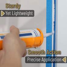 10:1 Thrust Ratio Caulking Gun – No-Drip Manual Silicone Applicator - 黃色 - 查看 4