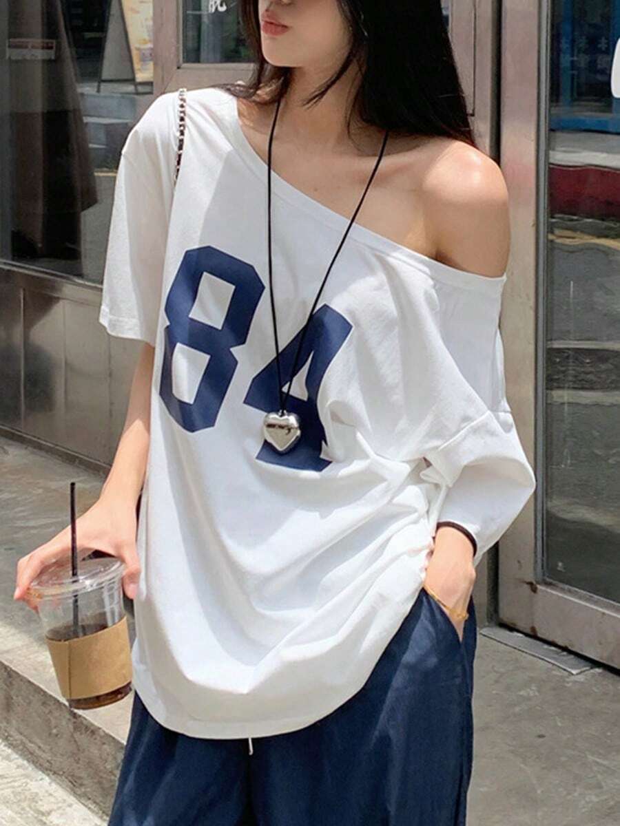 Women T-Shirts - 白色 - 查看 1