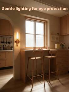 1pc LED Smart Sensor Light, Magnetic Wall Lamp, Motion Sensor Light, Can Be Used As Table Lamp Or Wall Lamp, Long-Lasting Battery, USB Rechargeable Sensor Light, Suitable For Living Room, Bedroom, Closet, Bedside, Stairs, Room Decor - Multicolor - View 4