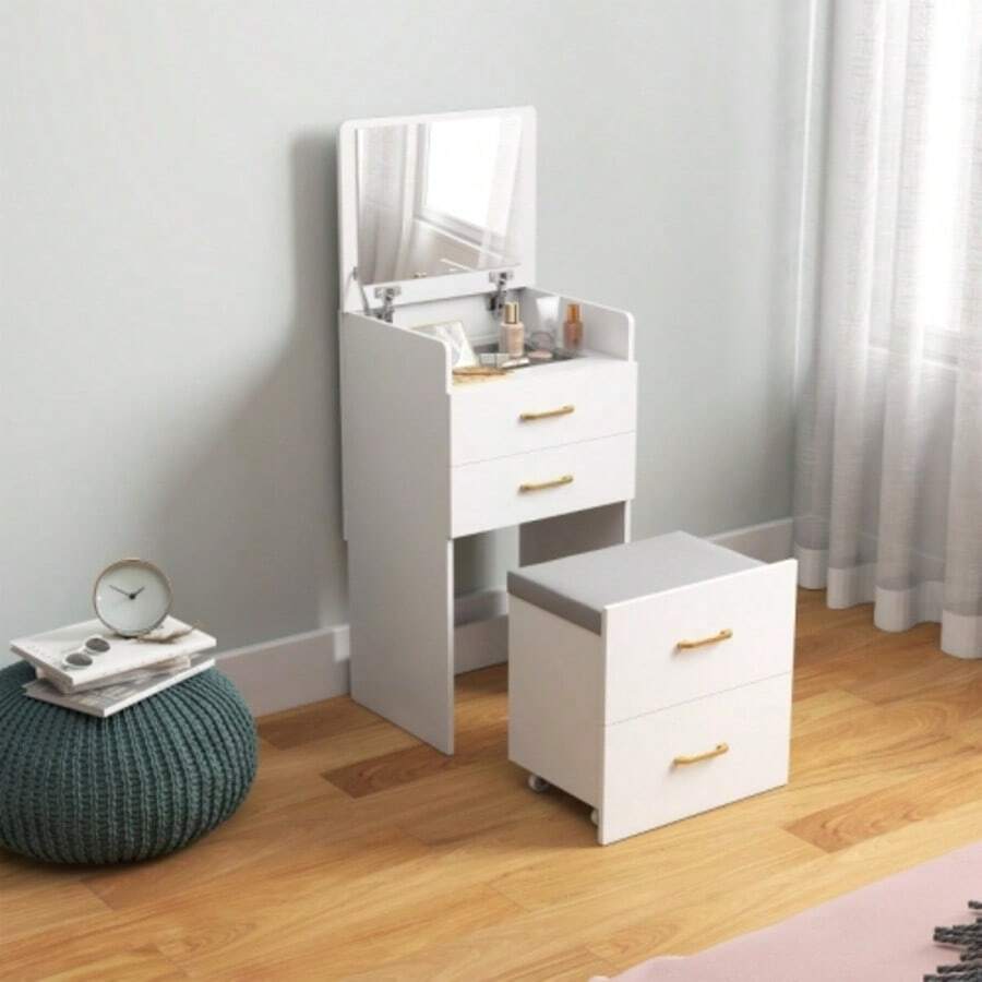 Vanities & Vanity Benches - White - View 1