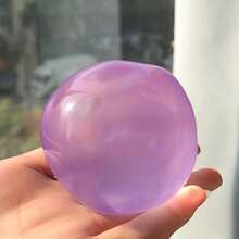 2个装 2026 最新款精美礼品畅销椰子油挤压玩具，透明蓝色减压玩具球，可塑形不回弹，挤压手感好，挤压减压系列，超柔软慢回弹质地，回弹减压设计，便携式桌面减压摆件，节日礼物，生日礼物，完美礼物 - 彩色 - 查看 14