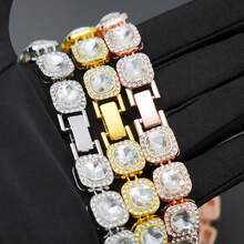 奢华嘻哈风狗狗项链，适合大、中、小型犬——防咬耐用的链设计，适合日常或节日佩戴。 - 彩色 - 查看 6