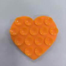 1pc Creative Double-Sided Heart Shaped Strong Silicone Suction Cup Phone Case, Adjustable Portable Silicone Suction Cup Phone Holder, Non-Slip, Washable, Compatible With Android Phones, Birthday Gift Phone Accessory Compatible With IPhone, Android Phone, Gift For Birthday, Family, Friends Gifts Birthday Phone Stand Phone Accessories Strong Load-Bearing - Multicolor - View 17