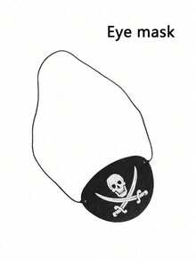 1 chiếc mũ cướp biển kiểu cổ điển, mũ cướp biển hình tam giác, thích hợp để trang trí các bữa tiệc, mũ chóp cao, mũ hóa trang trong phim, mũ chú hề, trang phục múa Ireland, v.v. - Nhiều màu - Xem 8