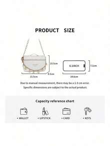 CHANEL This Set Of Women's Handbag, Cosmetic Bag, Shoulder Bag, Jewelry Box And Storage Box Is Beautifully Designed, Multi-Functional, Very Suitable For Daily Casual Use, And Also An Ideal Gift For Women. - White - View 7