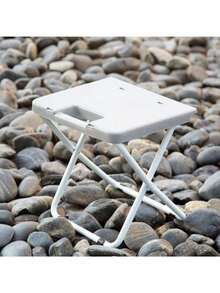 1个新款便携式多功能折叠凳 可折叠旅行野餐露营钓鱼座椅 节省空间折叠椅 - 彩色 - 查看 6