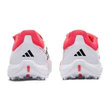 Adidas 男女通用足球鞋，Falcon LEAGUEFTTF，男士和女士足球训练鞋，轻便舒适，适合日常锻炼，JR7873 - 亮紅/一號黑/白 - 查看 4