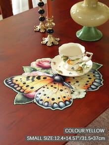 1 pièce Chemin de table en polyester, impression numérique 2D délicate avec motif lavande et papillon, ambiance fraîche de printemps/été, convient pour toutes les saisons, peut être utilisé comme décoration de table de cuisine/salle à manger, décoration de chambre, nappe rose, bureau, table basse, coiffeuse, set de table, tapis de pique-nique pour salon, chambre, jardin, intérieur/extérieur, mobilier d'extérieur, camping, villa, fête de famille, fête, décoration de mariage, disponible en plusieurs tailles - Multicolore - Voir 8