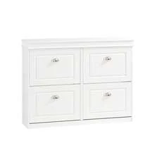 SoBuy 四門鞋櫃，鞋架，八層鞋櫃，鞋箱，鞋子收納櫃，白色，尺寸約為 105x82x24 厘米（寬x高x深），型號 FSR79-W，白色中密度纖維板 (E1)，105x24x83 厘米 - 白色 - 查看 12