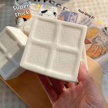 全新超柔软湿润豆腐捏捏乐，舒缓压力，安抚情绪，节日、生日礼物，完美之选 - 彩色 - 查看 4