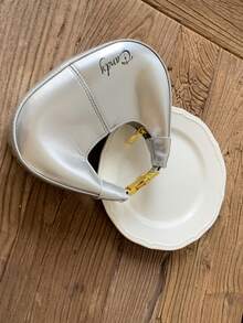 Bolsa de fiesta mini personalizada, un bolso de solapa con forma de concha en forma de corazón, de moda y minimalista para otoño/invierno. Se puede usar como bolsa para lápiz labial o monedero. También puedes imprimir tu nombre o saludos festivos para crear un estilo personalizado. - bolso bandolera - Ver 9