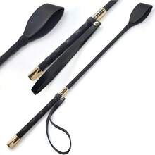 Keedolla 18" Riding Crop English Whip With Wrist Strap, Horse Whip Jump Bat Equestrianism Horse Crop For Training, Tournament, Shows - Double Slapper - Default - View 2
